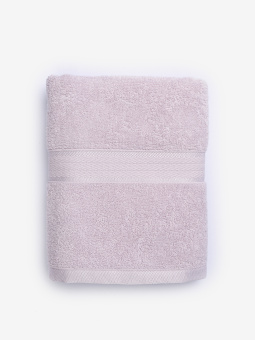 Набор махровых полотенец Dina Me из 2-х шт. (50*90 и 70*140 см.), цвет - бледно-сиреневый (ARQON-F ), плотность 500 гр. - фото