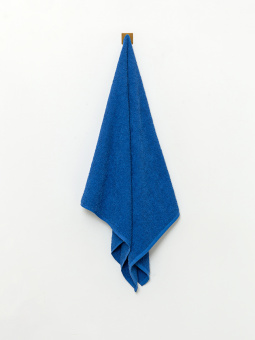 Махровое полотенце SANDAL "оптима" 50*90 см., плотность 380 гр., цвет - синий - фото
