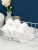 Набор махровых салфеток осибори "люкс" 30*30 см., цвет - белый, пл. 450 гр. - 6 шт. - фото