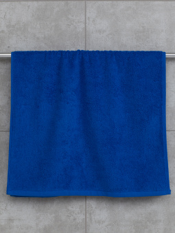 Набор махровых полотенец Sandal "люкс" 40*70 см., цвет - синий, пл. 450 гр. - 4 шт. - фото