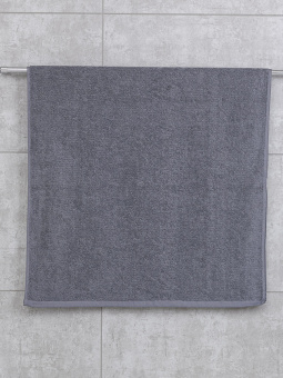 Набор махровых полотенец Sandal "люкс" 70*140 см., цвет - серый, пл. 450 гр. - 2 шт. - фото