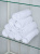 Набор махровых салфеток осибори "люкс" 30*30 см., цвет - белый, пл. 450 гр. - 10 шт. - фото