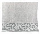 Махровое полотенце Abu Dabi 50*90 см., цвет - пепельный (0494), плотность 600 гр., 2-я нить.