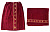 Набор для сауны мужской (килт 70*140 см. + полотенце 50*90 см.), бордовый - фото