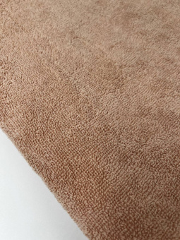 Махровое полотенце "пляжное" Sandal "люкс" 100*180 см., цвет - бежевый, плотность 420 гр. - фото