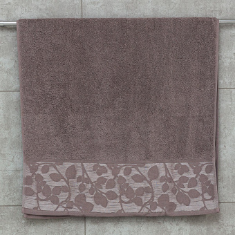 Махровое полотенце Abu Dabi 70*140 см., цвет - ореховый (0494), плотность 600 гр., 2-я нить. - фото