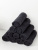 Набор махровых салфеток осибори Sandal "оптима" 30*30 см., цвет - черный, плотность 380 гр. - 10 шт. - фото