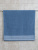Набор махровых полотенец Dina Me из 2-х шт. (50*90 и 70*140 см.), цвет - Леон синий (QD-0497), плотность 500 гр. - фото
