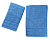 Набор махровых полотенец Abu Dabi из 2-х шт. (50*90 и 70*140 см.), цвет - синяя мурена (Dilbar), плотность 450 гр., 2-я нить. - фото
