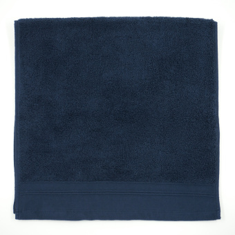 Махровое полотенце "premium" Sandal Home Collection (by Microcotton) 41*76 см., цвет - темно-синий, пл. 630 гр. - фото