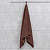 Махровое полотенце Sandal "люкс" 70*140 см., цвет - коричневый - фото