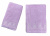 Набор махровых полотенец Abu Dabi из 2-х шт. (50*90 и 70*140 см.), цвет - светло-сиреневый (0408), плотность 500 гр., 2-я нить. - фото