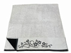 Махровое полотенце Abu Dabi 70*140 см., цвет - грязно-белый (0471), плотность 550 гр., 2-я нить.
