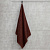 Махровое полотенце "оптима" 70*140 см., плотность - 380, цвет - коричневый - фото