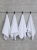 Набор махровых полотенец Sandal "люкс" 40*70 см., цвет - белый, пл. 450 гр. - 4 шт. - фото