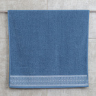 Махровое полотенце Dina Me (QD-0497) 70х140 см., цвет - Леон синий, плотность 500 гр.