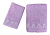Набор махровых полотенец Abu Dabi из 2-х шт. (50*90 и 70*140 см.), цвет -  грязно сиреневый (0408), плотность 500 гр., 2-я нить. - фото