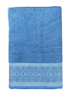 Махровое полотенце Abu Dabi 70*140 см., цвет - синяя мурена (0497), плотность 550 гр., 2-я нить.
