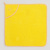 Детское полотенце-уголок для купания, 75*75 см., цвет желтый. - фото
