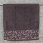 Махровое полотенце Abu Dabi 70*140 см., цвет - темно серый (0494), плотность 600 гр., 2-я нить.