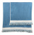 Набор махровых полотенец Abu Dabi из 2-х шт. (50*90 и 70*140 см.), цвет - синяя бирюза (Bahroma), плотность 500 гр., 2-я нить. - фото