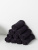 Набор махровых салфеток осибори Sandal "люкс" 30*30 см., цвет - черный, пл. 450 гр. - 10 шт. - фото