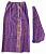 Набор для сауны женский 100% хлопок (парео 95*130 см. + чалма), сиреневый - фото