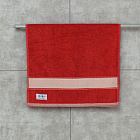 Махровое полотенце Abu Dabi 50*90 см., цвет - красный  (Germany), плотность 500 гр., 2-я нить.