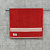 Махровое полотенце Abu Dabi 50*90 см., цвет - красный  (Germany), плотность 500 гр., 2-я нить. - фото