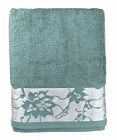 Махровое полотенце Abu Dabi 70*140 см., цвет - зеленая мурена (0490), плотность 550 гр., 2-я нить.