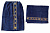 Набор для сауны мужской (килт 70*140 см. + полотенце 50*90 см.), темно синий - фото