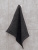 Набор махровых салфеток осибори Sandal "люкс" 30*30 см., цвет - черный, 20 шт. - фото