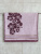 Набор махровых полотенец Dina Me из 2-х шт. (50*90 и 70*140 см.), цвет - Бордовый+розовый (QD-0476 пёстраткань), плотность 550 гр. - фото