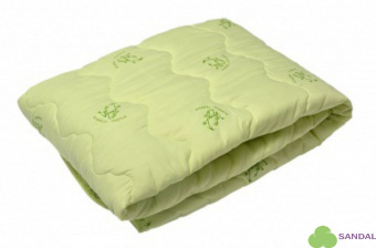 Одеяло бамбук "Нарцисса" 110х140 см тик чемодан ЭКОНОМ - фото