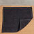 Махровая салфетка осибори Sandal "оптима", 30*30 см., плотность 380 гр., цвет - черный - фото