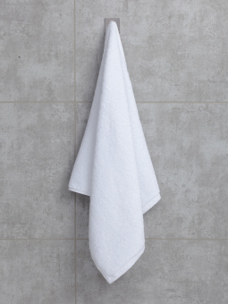 Махровое полотенце 30*50 см., белое, "люкс". - фото