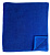 Махровое полотенце "люкс" 70*140 см., синее, 450 гр., 2-я нить. - фото