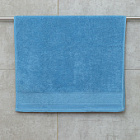 Махровое полотенце Dina Me (QD-0496) 50х90 см., цвет - Джинсовый, плотность 550 гр.
