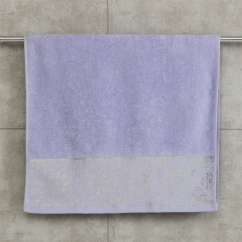 Махровое полотенце Abu Dabi 50*90 см., цвет - сиреневый (0430), плотность 500 гр., 2-я нить. - фото
