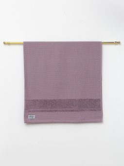 Махровое полотенце Abu Dabi 70*140 см., цвет - брусника (Vafli), плотность 500 гр., 2-я нить. - фото