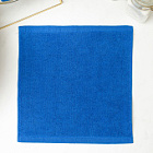 Махровая салфетка осибори 30*30 см., цвет - синий, "люкс".