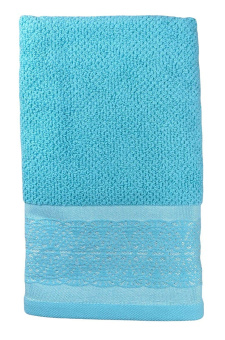 Махровое полотенце Abu Dabi 50*90 см., цвет - мятный (0497), плотность 550 гр., 2-я нить. - фото