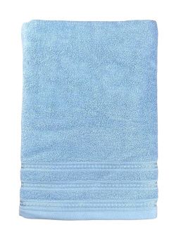 Махровое полотенце Abu Dabi 70*140 см., цвет - голубой (Dilbar), плотность 450 гр., 2-я нить. - фото