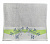 Махровое полотенце Abu Dabi 40*70 см., цвет - серебристый (0458), плотность 450 гр., 2-я нить. - фото