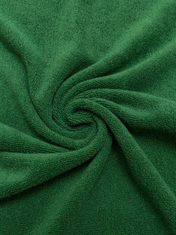 Махровое полотенце Sandal "люкс" 50*90 см., цвет - темно-зеленый. - фото