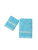 Набор махровых полотенец Dina Me из 2-х шт. (50*90 и 70*140 см.), цвет - Maldiva (QD-0537), плотность 550 гр. - фото