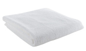 Махровое полотенце 50*100 см., пл. 500г, белое, "Premium" - фото