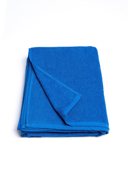 Простыня махровая 150*200 см. SANDAL "оптима", плотность 380 гр., цвет - синий - фото