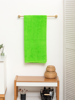 Набор махровых полотенец Sandal "люкс" 70*140 см., цвет - зеленый, пл. 450 гр. - 2 шт. - фото