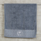 Махровое полотенце Abu Dabi 70*140 см., цвет - синяя бирюза (0441), плотность 550 гр., 2-я нить.